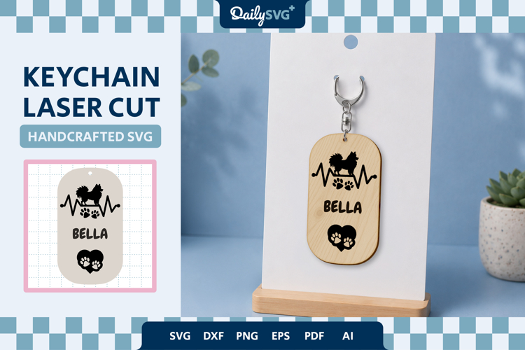 Acrylic Keychain SVG Image 4