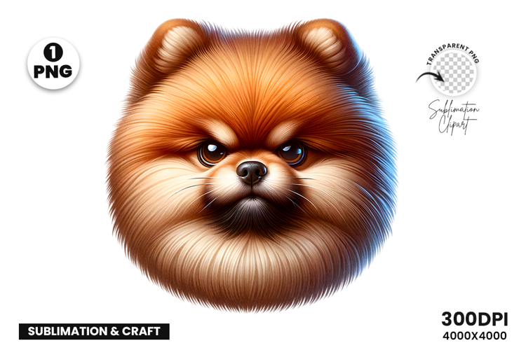 pomeranian clipart, pomeranian png, dog clipart, dog png, sublimation design, fluffy dog art, pet clipart, funny animal png, dog lover gift, printable clipart