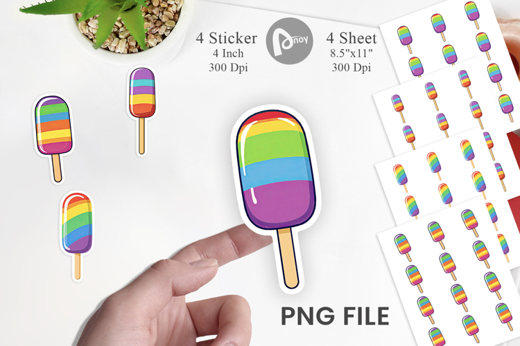 Frozen Treat Sticker