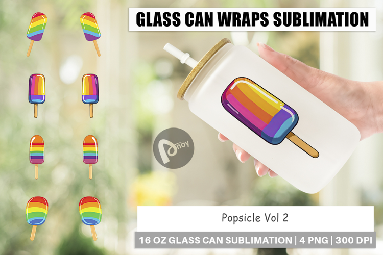 Glass Can Frozen Treat