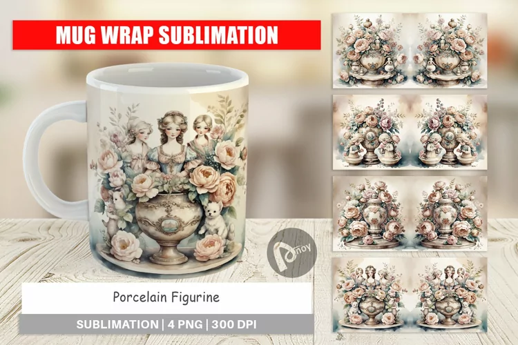 Mug Wrap Porcelain Figurine