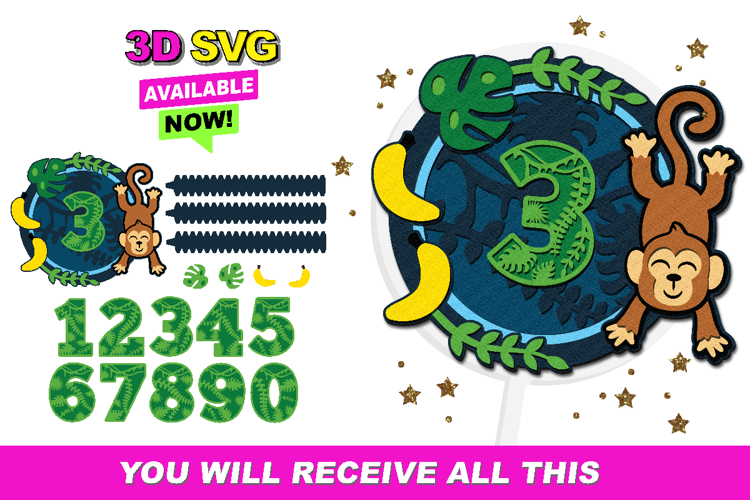 Monkey Svg Image 7
