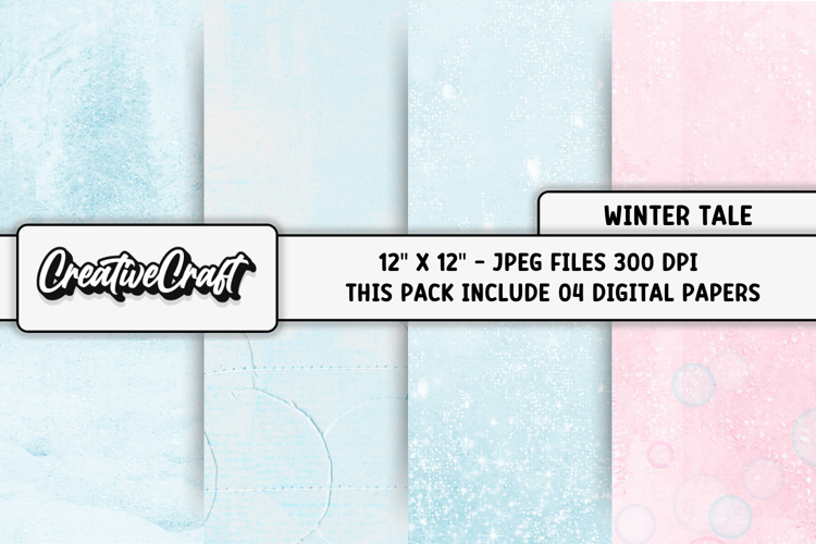 Frozen Inspired Digital Papers, scrapbooking papers designs