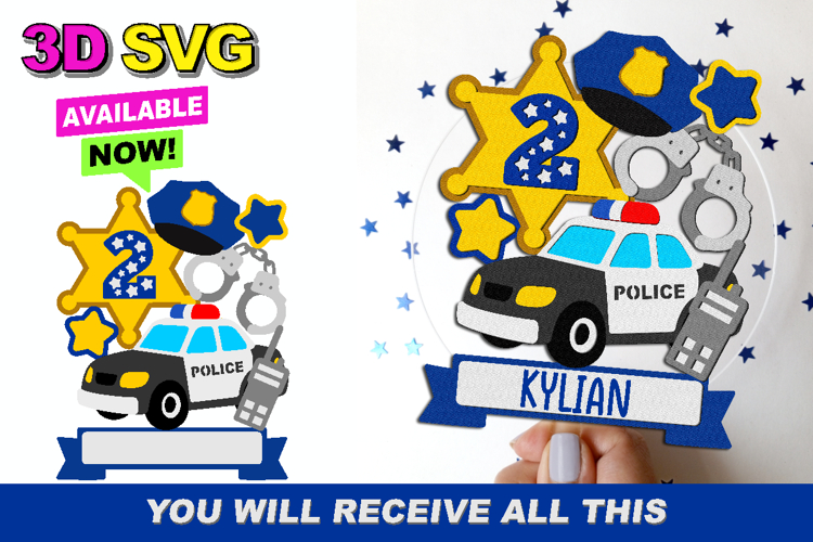 Police Car Graphics Image 8