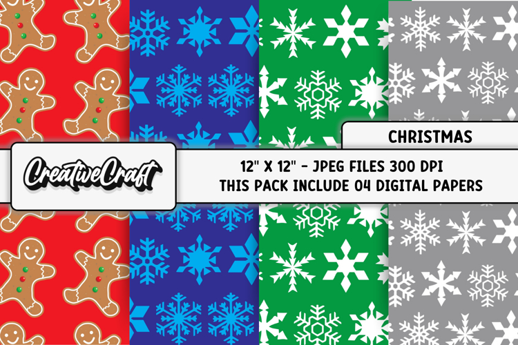 Christmas Digital Paper, christmas digital scrapbooking