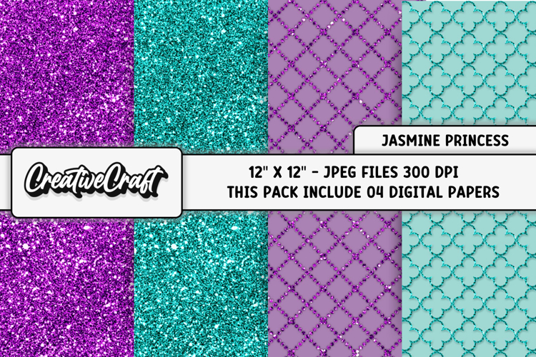 Purple Glitter Background Image 10