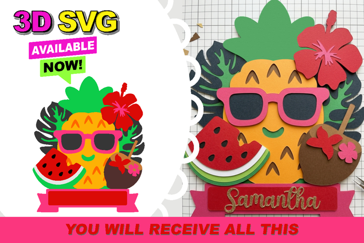 Pineapple Graphic Image 13