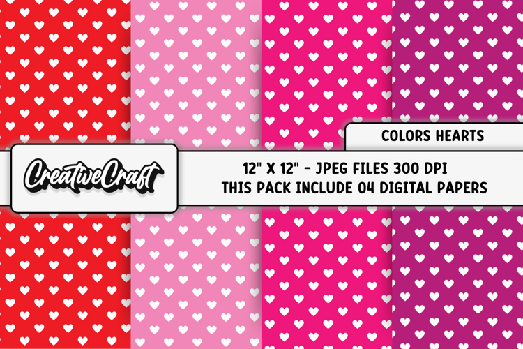 Valentine Hearts Clipart Image 3