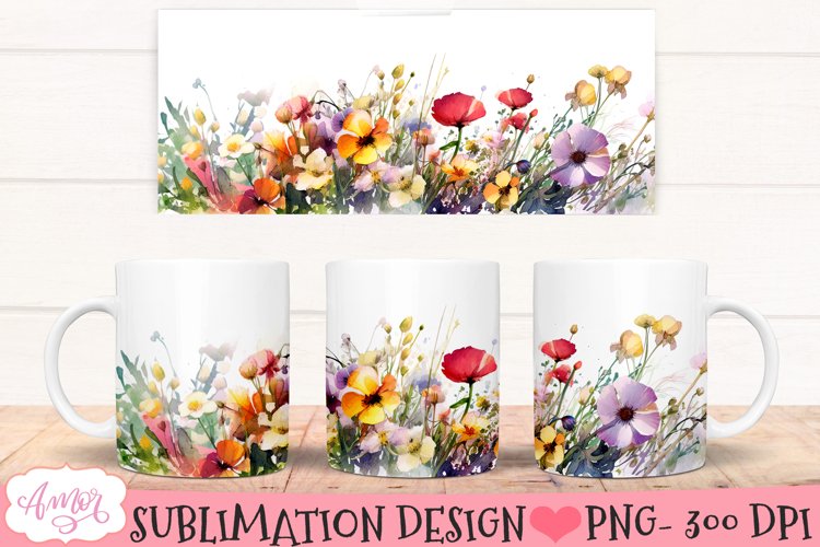Watercolor Flowers Image 17