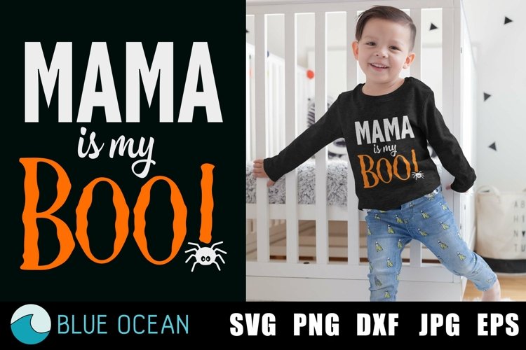 Mama is my boo SVG, Kids halloween SVG, Baby Halloween SVG