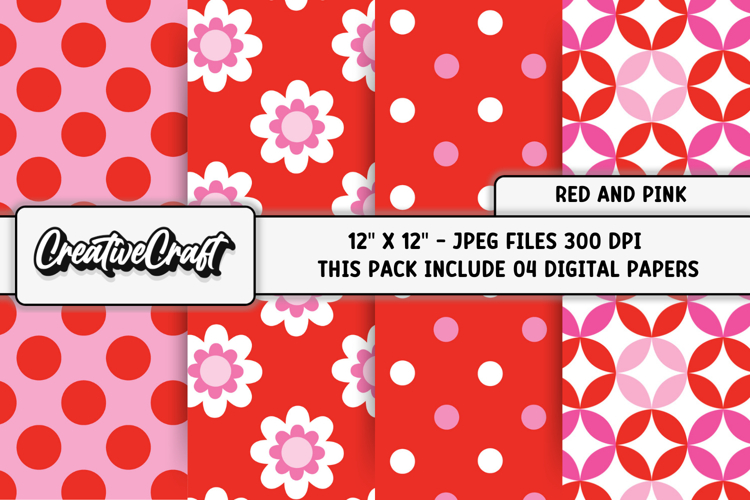 Valentine Scrapbook Paper Image 16