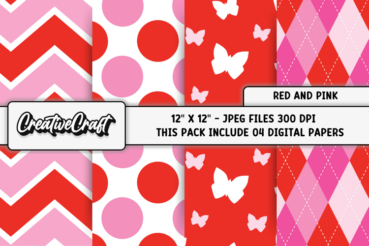 Valentine Scrapbook Paper Image 14