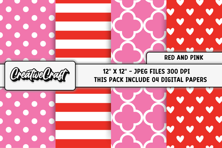 Valentine Scrapbook Paper Image 13