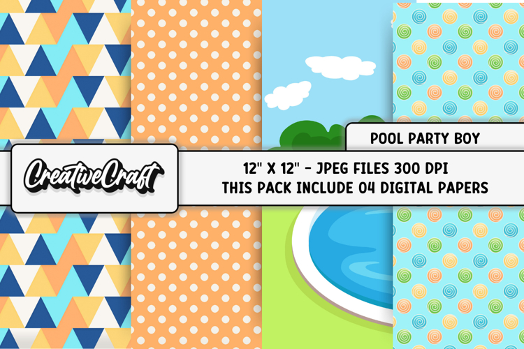 Pool Party Clipart Image 15
