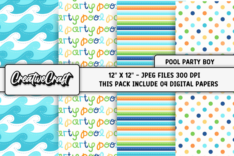 Pool Party Clipart Image 13