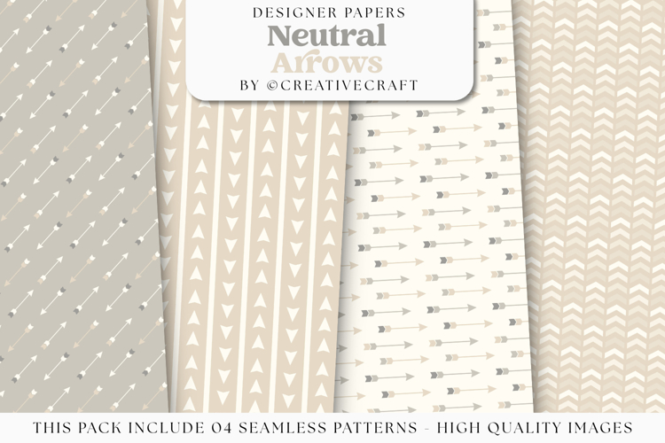 Tribal Seamless Patterns, tribal digital papers illustration