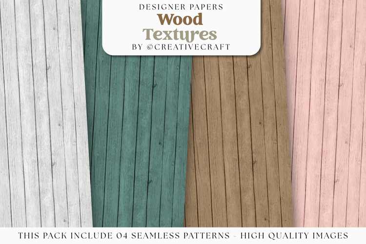 Colorful Wood Seamless Pattern, primary colors digital paper