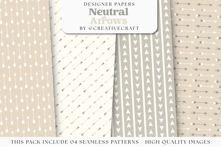 Tribal Seamless Patterns, tribal digital papers illustration