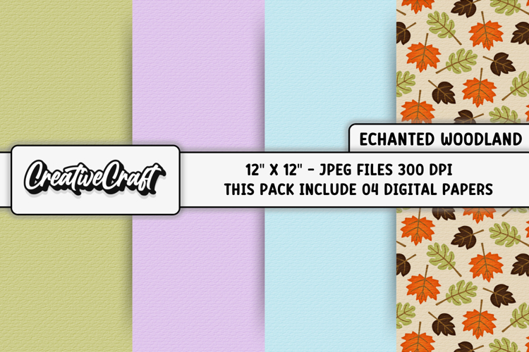 Autumn Fall Digital Paper, thanksgiving digital scrapbook