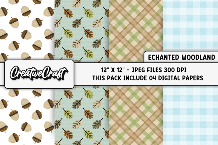 Autumn Fall Digital Paper, thanksgiving digital scrapbook