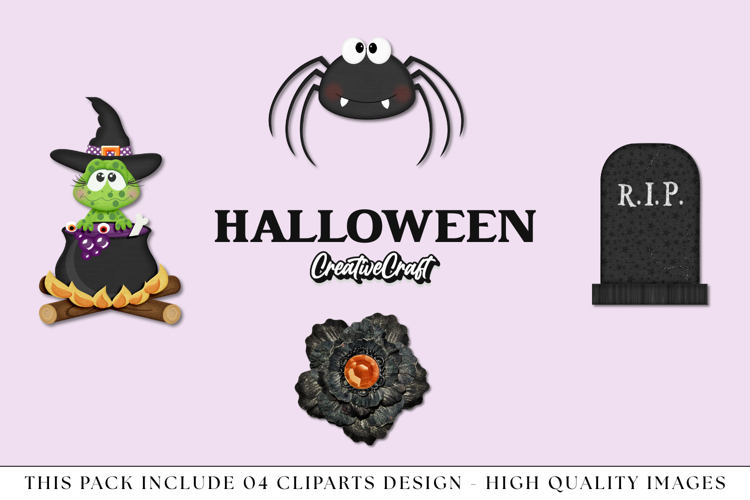 Halloween Clipart, halloween graphic design, illustrations
