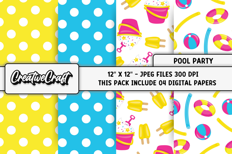 Pool Party Clipart Image 7