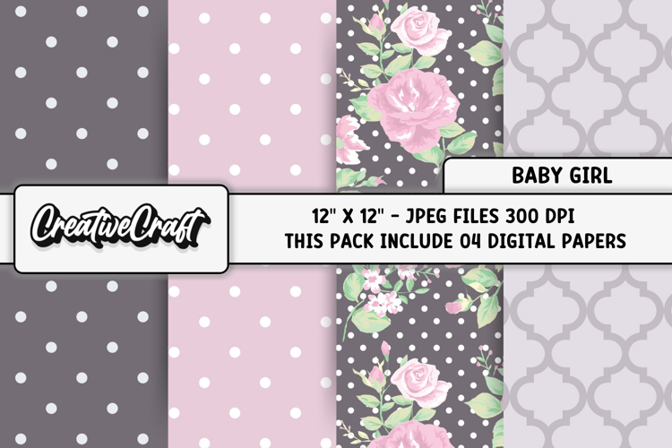 Baby Girl Clipart Image 7