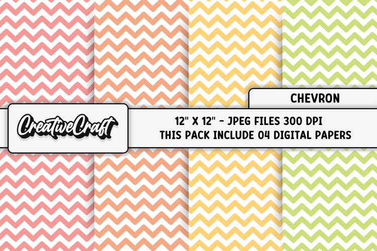 Chevron Digital Papers, chevron backgrounds illustrations