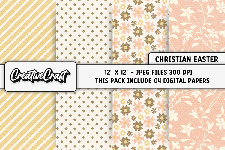 Easter Day Digital Paper, easter day background illustration