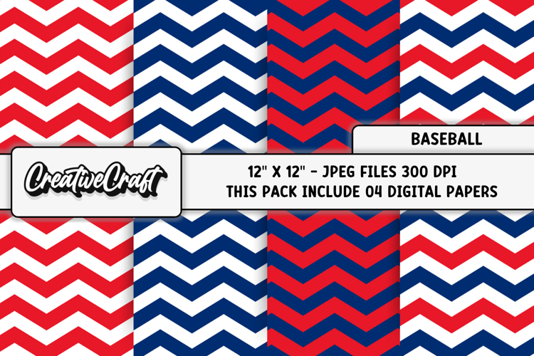 Baseball Sport Digital Paper, baseball graphic illustrations