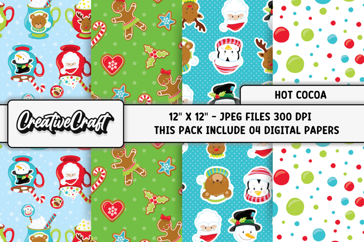 Christmas Digital Papers, christmas backgrounds designs