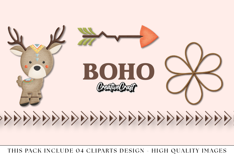 Tribal Boho Clip Art, tribal graphic, boho illustrations