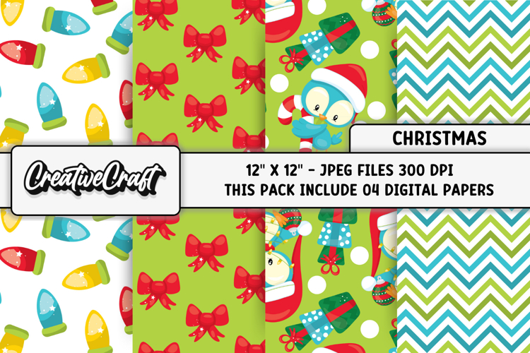 Christmas Digital Papers, christmas backgrounds designs