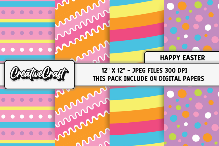 Easter Day Digital Paper, easter day background illustration