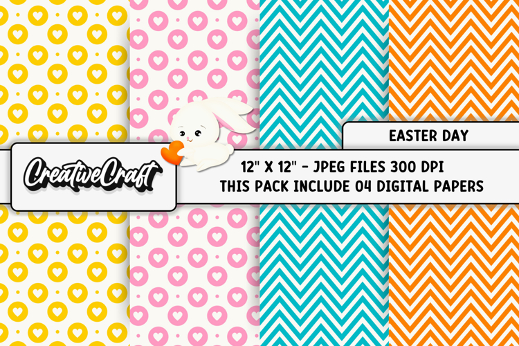 Easter Day Digital Paper, easter day background illustration
