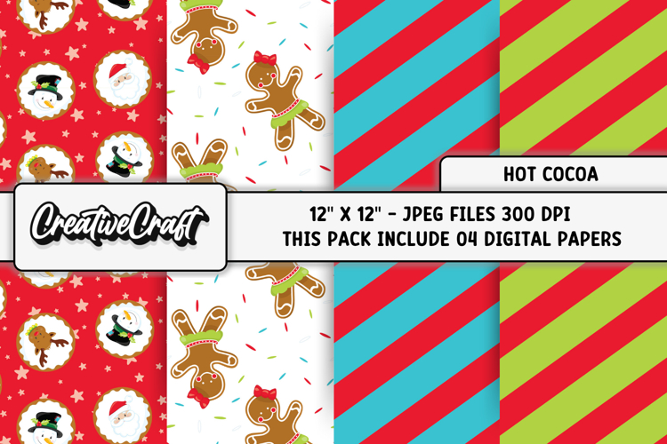 Christmas Digital Papers, christmas backgrounds designs