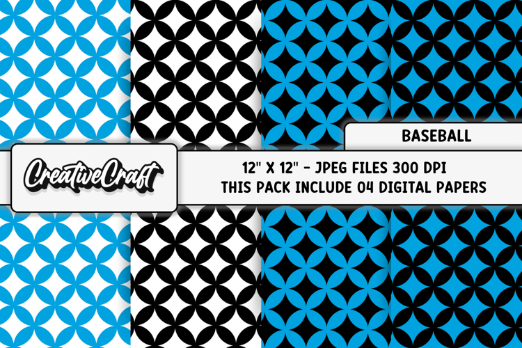 Baseball Sport Digital Paper, baseball graphic illustrations