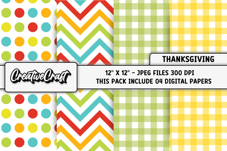 Thanksgiving Digital Papers, scrapbook, backgrounds designs