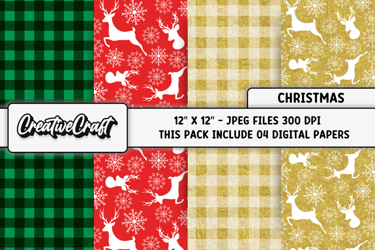 Christmas Digital Papers, christmas backgrounds designs