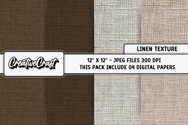 Linen Textures Digital Papers, linen backgrounds designs