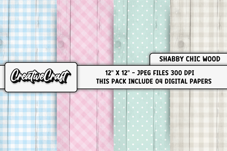 Shabby Chic digital paper, shabby chic backgrounds designs