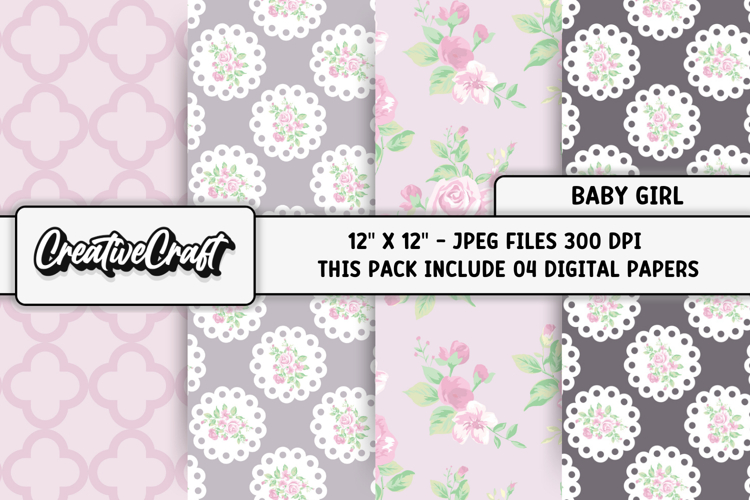 Baby Girl Clipart Image 6