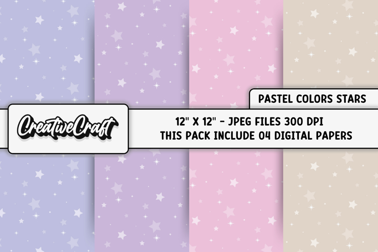 Pastel Colors Digital Paper, pastel colors background design