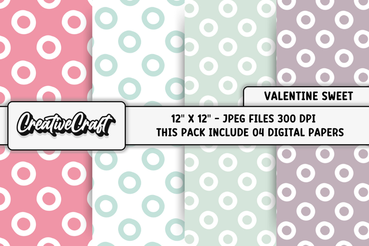 Valentine Scrapbook Paper Image 23