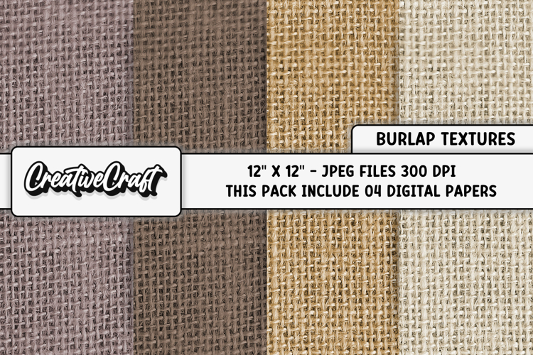 Burlap Textures Digital Papers, burlap backgrounds designs