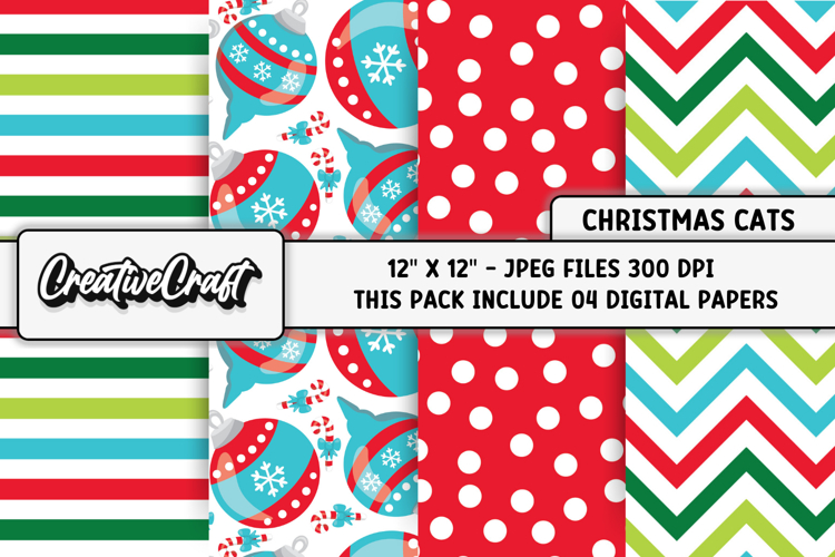 Christmas Digital Papers, christmas backgrounds designs