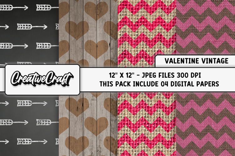 Valentine Scrapbook Paper Image 18