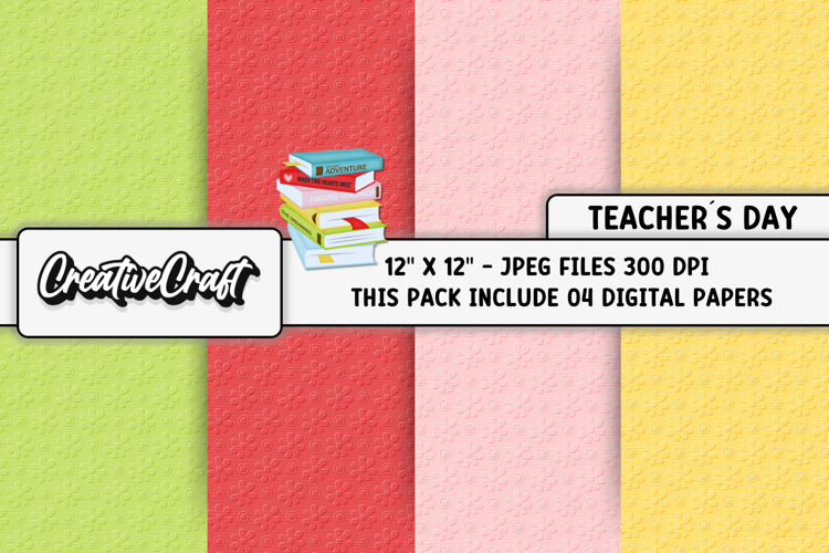 Teachers Digital Paper, school scrapbook backgrounds designs