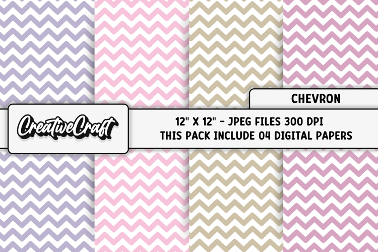 Chevron Digital Papers, chevron backgrounds illustrations