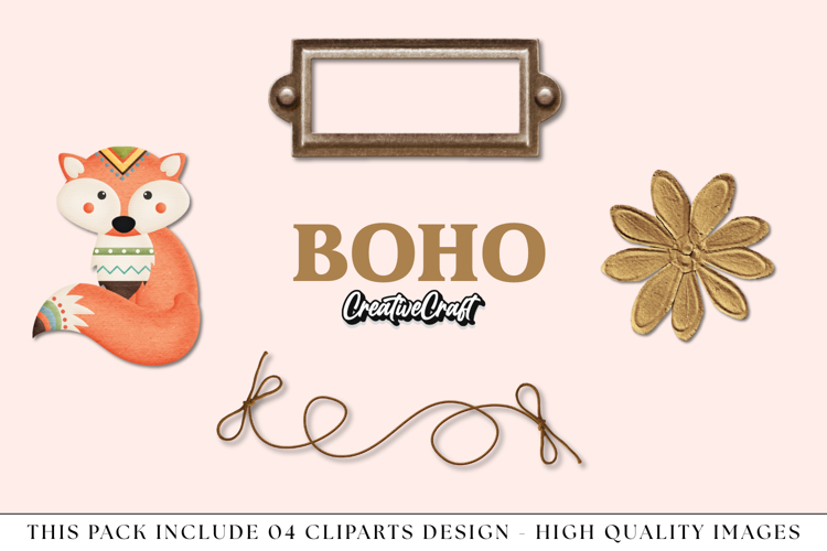 Tribal Boho Clip Art, tribal graphic, boho illustrations
